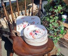 Victorian Floral Desert Set