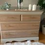 Solid Oak Chest of Drawers Image 3