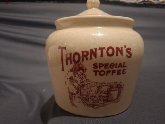 Vintage 1950's Thorntons Special Toffee Jar