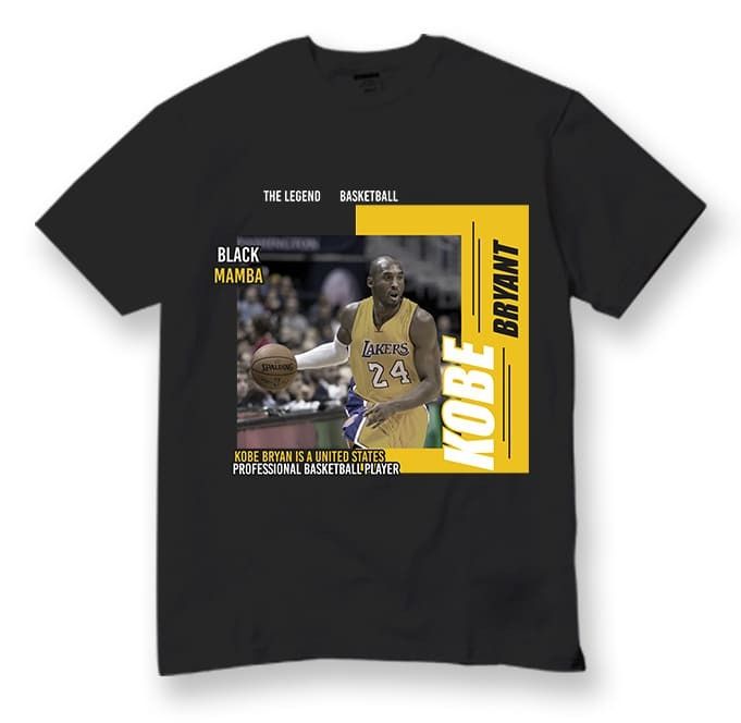 Kobe Bryant t-shirts black mamba t-shirts