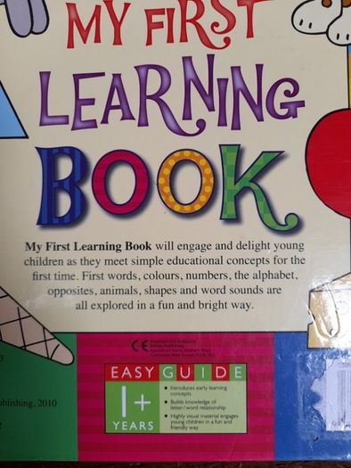 Large Board Book My First Learning Book