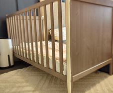 cot bed with 2 mattress