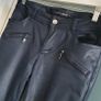 TREND by Miss Captain waxed navy skinny jeans Sz 38 (10/12UK) - Bnwot Rrp 79 Image 3