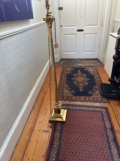 Antique standard lamp
