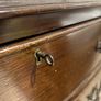 Traditional dark wood chest of drawers Image 4