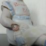 antique German piano baby bisque Image 7
