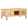 Coffee Table 100x55x40 cm Rough Mango Wood Image 4