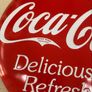 Coca Cola Embossed Metal Sign # 2 Image 2