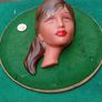 Vintage Ceramic Wall Mask Image 5