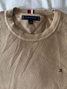 Tommy Hilfiger Beige Knit Jumper L