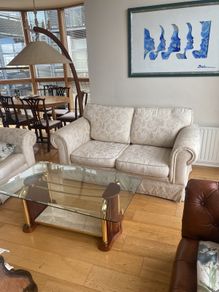 Double sofa and armchair