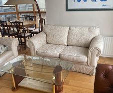 Double sofa and armchair