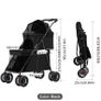 double pet stroller buggy pram Image 4