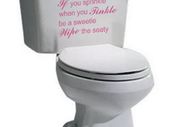 funny batroom decal