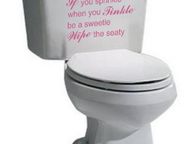 main image for ad funny batroom decal