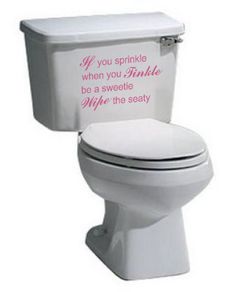 funny batroom decal