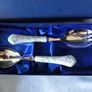 AYNSLEY "Little Sweetheart" Serving Salad Spoons Set Boxed Image 2