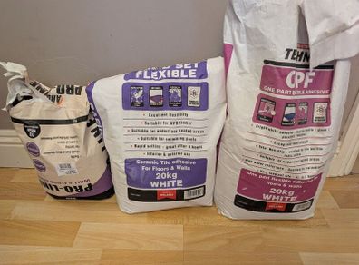 Tile adhesive