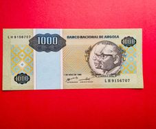 Angola. 1000 KWANZAS . 1995 . Pick  135 ( Uncirculated )