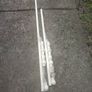 Curtain poles - only one, the shorter is left Image 2