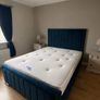 New Ottoman Upholstered Bed, Double Bed with Hydraulic Lifting Bar, Height Adjustable Padded Headboard, Metal Slatted Frame, Youth Bed, Adult Bed Image 5