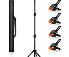 Backdrop Stand Kit 5 x 6.5 ft Green Screen Stand Height Adjustable Portable Small 2 x 2 M Background Stand for Streaming, Zoom, YouTube, Photography, Birthday Party, Tik Tok
