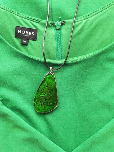 Green dress Hobbs, size 10 UK