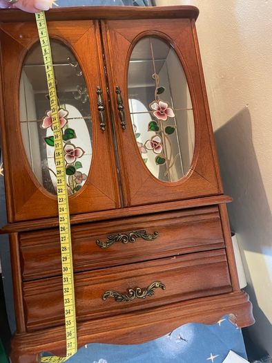 Vintage tabletop jewellery armoire dat s 70s-90s