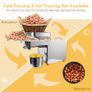 Intelligent Temperature Controlled Stainless Steel Oil Press Machine Oil Extractor for Cold/Hot Squeeze Image 5