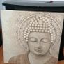 Xtra large buddha canvas lovely on wall  80cm x80cm Image 2