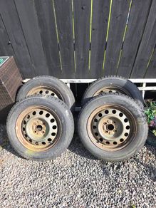 4 x 100 steel wheels