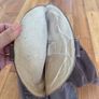 New York vintage cowboy boot tan suede .  Size 6 Image 5