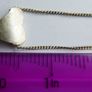 Vintage Sterling Silver Twisted Heart Necklace length 18" - 5,1g Image 10