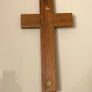 French Art Deco Wall Crucifix 1930s Image 2
