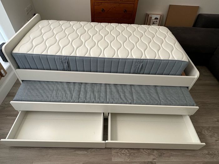 2 IKEA SLAKT Beds and Mattresses, Bundle Deal