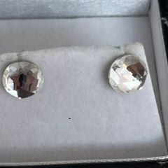 Clear Stone Earrings