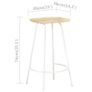 Bar Stools 4 pcs Solid Mango Wood Image 10