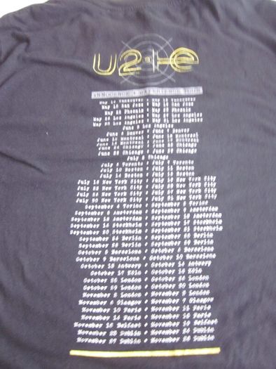 U2 Innocence + Experience Tour 2015 Black T Shirt