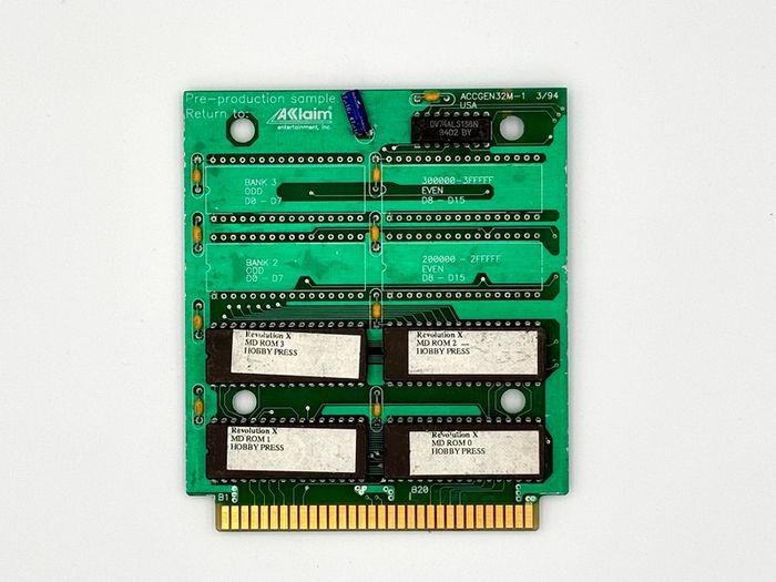 Revolution X Alpha Prototype for Mega Drive - Akklaim
