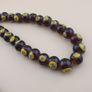 Vintage Venetian African Style Face Glass Beads Necklace 20 inches long Image 2