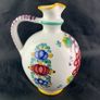 Vintage Art Pottery Hand Painted Pitcher from Modra Slovakia Image 3