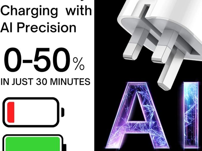 USB C and USB Plug, 38W Charging Adapter, 3 Pin UK Mains, Foldable, Travel, Super Fast Charger, for iPhone 16, 15, 14, 13, 12, 11 Pro Max, XS, XR, 8, SE, iPad, Samsung, Google Pixel, Multi-Device, PD