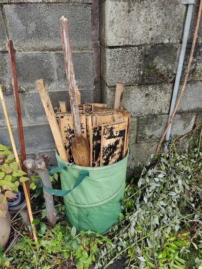 Free bricks, wood and scrap metal