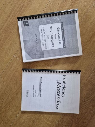 Free Cambridge English CAE / C2 Proficiency Exam Prep Books (Spiral Bound)