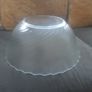 Fruit Bowl/Large Clear Glass Fruit Bowl .. Size: 4" H x 10" W Image 2