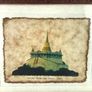 Vintage Thai golden temple coffee painting Image 3