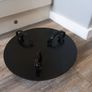 Black metal stand Image 2