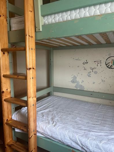 bunk bed with mattresses included