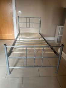 Single bed & bedside locker