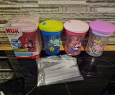4 NUK Action Cups